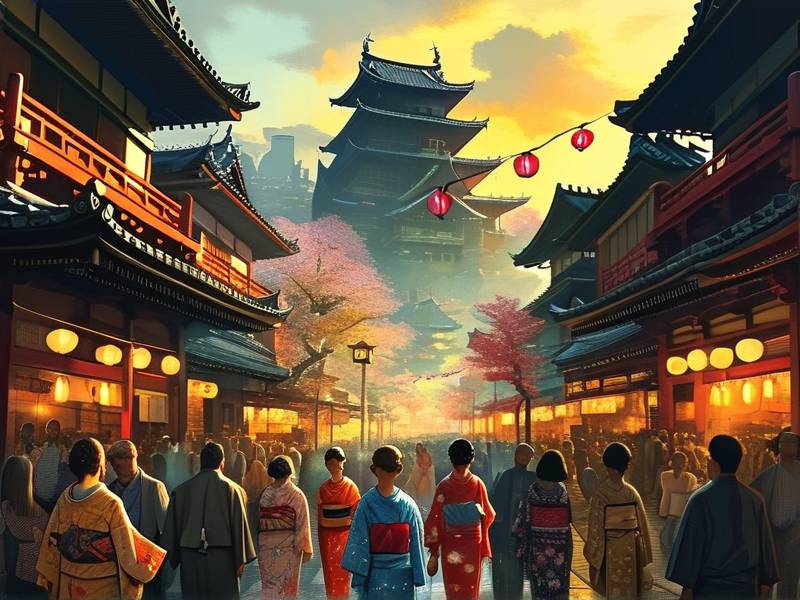 日本最大但人文艺图展现了丰富文化底蕴与独特艺术魅力的