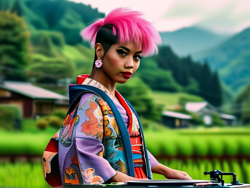 日本农村大姐rapper农村风情嘻哈女王